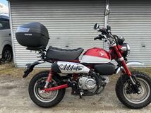 HONDA Monkey JB02 2019年式モデル 125cc インジェクション車両 美品 綺麗 MT車 2人乗り 赤色 レッド 走行距離浅い 1オーナー モンキー_画像2