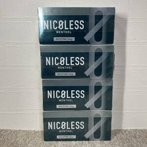 NICOLESS ニコレス メンソール 4カートン(40箱入り) 茶葉 ヒートスティック ニコチンなし 減煙 加熱式たばこ