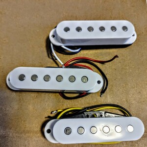 LPC 60's ストラトピックアップ Fender ピックアップ WHITE Stratocaster ジミヘン ストラト