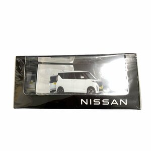 ◆未開封品◆1/43スケール 日産 ルークスRoox ホワイトパール ディーラー正規品 モデルカー カラーサンプルミニカー Q57246NL