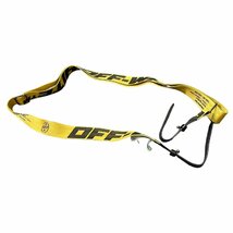 【中古品】 OFF-WHITE オフホワイト INDUSTRIAL BELT インダストリアルベルト イエロー 黄色 A56624RK_画像1