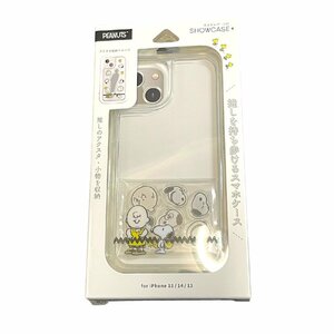 連E1-360RZZ 未使用 ピーナッツ スヌーピー for iphone 15/14/13 iphoneケース カスタムパーツ付 SHOWCASE+