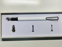 連C4-278NK 未使用 MEKO スタイラス タッチペン1本+交換用ペン先3個 iPhone iPad Android タブレット ホワイト 白 rainbow series_画像4