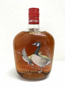 aet333【送料無料】◆神奈川県内限定◆ SUNTORY サントリーオールド ウイスキー 43% 700ml EXPO'85 科学万博つくば85 【未開栓】※同梱不可