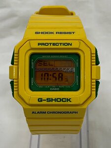 GIW1-174【中古品】CASIO カシオ G-SHOCK Gショック GLS-5500CC サマーカラーズ イエロー×グリーン デジタル ラバー 腕時計 動作品 箱無