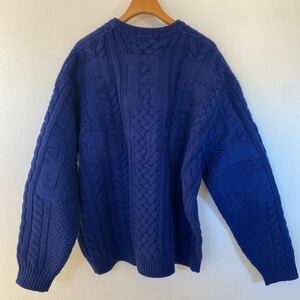 Supreme Applique Cable Knit Sweater/ロゴ アップリケ ケーブル ニット セーター 