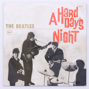 The Beatles / A Hard Day's Night　AP-8147 '69 JPpress　ペラジャケ 定価¥2000表記 ジャケ裏左下アップルロゴ