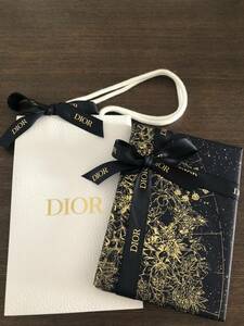 送料無料 新品 Christian Dior ディオール クリスマス　ノート　手帳 ノベルティ　ショッパー 付　クリスチャンディオール