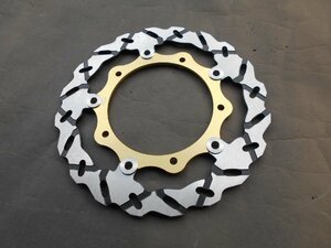 Новый рекламный ролик Bolt-On Wavedisc53 Gold R Первый плавающий волновой диск YZF-R15 R-15 YZFR15 YZF 2012 CURI-TATE-2017 Перевернулся