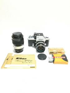 １円～Nikon ニコン FTn フィルムカメラ 一眼レフ レンズ Kenko MC-1 52mm NIKKOR LIA 52mm (使用説明書）付き