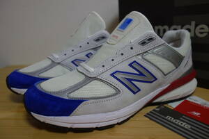 定価3.1万円 未使用 New Balance M990 NB5 28cm USA 白 青 赤 576 991 992 993 995 996 997 998 1300 1400 1500 UK NV GY SB5 BR4 限定