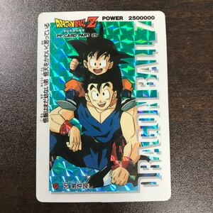 ドラゴンボール アマダ PPカード　パート25 1087 兄弟仲良し　孫悟飯　孫悟天　キラ　 ドラゴンボールZ