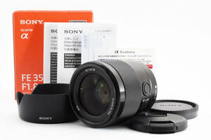 ★ 極美品 ★ SONY ソニー FE35mm F1.8 FULL-FRAME E-mount SEL35F18F α レンズ 元箱付　 #J16