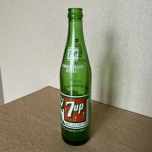 1978年 セブンアップ 50周年記念ガラスボトル / 1978 7up 50th anniversary commemorative bottle 16FL. OZ Vintage