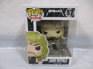 未使用 ファンコポップ メタリカ ジェイムズ・ヘットフィールド 57 フィギュア Funko Pop! Rocks JAMES HETFIELD METALLICA