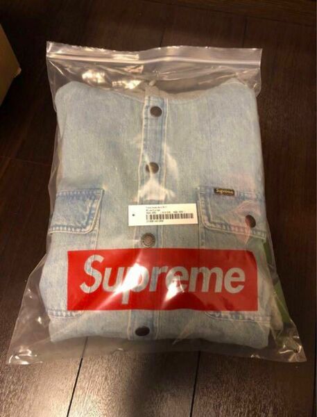 Supreme 22fw week12 / Fleece Hooded Denim Shirt / L