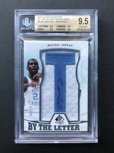 BGS9.5！【Michael Jordan】2013-14 UD SP Authentic #BL-MJ Letter Patch Signatures 直書サイン /23！Hot！ジョーダン！