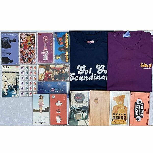 スピッツ 8cmCD VHS Tシャツ セット【ジャンク品】