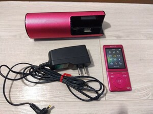 【A704】【稼働品・初期化済み】 SONY WALKMAN NW-S775 スピーカー RDP-NWT19 ピンク ウォークマン ソニー