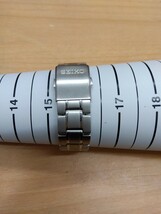 【c008】SEIKO ソーラー チタニウム デイト メンズ 腕時計 黒文字盤 V157-0BX0 セイコー_画像7