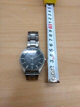 【c008】SEIKO ソーラー チタニウム デイト メンズ 腕時計 黒文字盤 V157-0BX0 セイコー_画像8