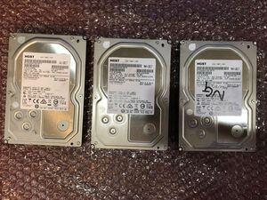 HGST 2TB1台 4TB2台 3.5インチ内蔵ハードディスクドライブ HDD