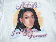 新品 AFB エーエフビー I'm Yours Forever Tee Tシャツ カットソー プリント 半袖 コットン XL 白 ホワイト △1_画像6