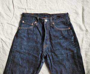 USA製 98年製 Levi's リーバイス 553刻印 デニム パンツ インディゴ SanBenito サンベニート工場 W28 L32 米国最終年モデル レディース △1