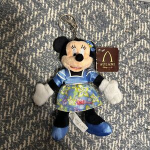 ディズニー アウラニ ハワイ限定 ぬいぐるみ きーほキーホルダー マスコット ミニーマウス disney AULANI Hawaii タグあり