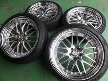 深リム!!美品!!WORK Lanvec★9J+19 MICHELIN e.PRIMACY 225/45R21★アルファード・ヴェルファイア等_画像1