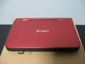 ◆送料無料◆展示品◆SHARP シャープ◆高校生向け カラー電子辞書 Brain◆PW-H1-R レッド系◆即決◆