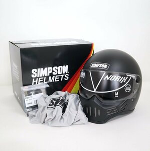 【SIMPSON/シンプソン】M30 フルフェイス/自動二輪乗車用/ヘルメット/M 59cm/マットブラック/1t4008