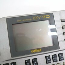 【YAMAHA/ヤマハ】MUSIC SEQUENCER QY70/ミュージックシーケンサー/本体のみ/ジャンク品/1t3972_画像5