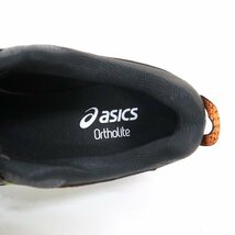 【未使用品】アシックス スニーカー 28cm ブラック×オレンジ メンズ/運動靴/スポーツ用品/シューズ/asics/ij0589_画像7