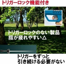 1449 送料無料 高圧洗浄機 コードレス トリガーロック 6種ノズル マキタ互換 BL1860等対応 電池別売 洗車用 インボイス対応可_画像4