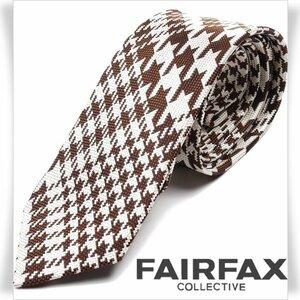 新品1円～★定価1.2万 FAIRFAX フェアファクス 日本製 シルク絹100％ネクタイ 伊勢丹 ハンドメイド 正規店本物 ◆9320◆