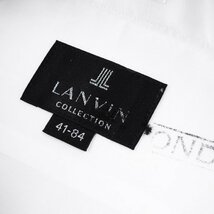 新品1円～★定価1.6万 LANVIN COLLECTION ランバン コレクション メンズ 日本製 綿×麻リネン長袖レギュラーカラーシャツ 41-84◆1015◆_画像5