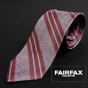 新品1円～★定価1.2万 FAIRFAX フェアファクス 日本製 イタリア生地 シルク絹100％ネクタイ 伊勢丹 ハンドメイド 正規店本物 ◆2291◆