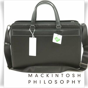 新品1円～★定価3.3万 MACKINTOSH LONDON マッキントッシュ ロンドン 2WAY ビジネスバッグ ブリーフケース ブラック ダフタウン A4◆2298◆