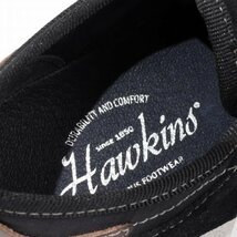 未使用1円～★HAWKINS ホーキンス メンズ レースアップ カジュアルシューズ 25.0cm 黒 ブラック 正規店本物 ◆2613◆_画像8