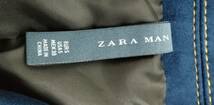 未使用 タグ付 ZARA MAN ザラ トラッカージャケット ライダース ブルゾン フェイクスエード　S　送料込_画像6