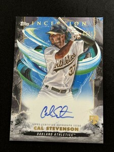 2023 Topps Inception Baseball Cal Stevenson Auto Blue /10