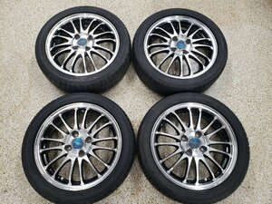 ◎激安インチアップセット 15in 4.5j +43 100/4H LE MAN V ル・マンV 165/50R15 N-BOX タント ムーヴ ルークス ワゴンR 軽自動車