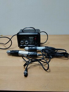 # HIOS CLT-100 電源ユニット CLQ-6500 電動ドライバー2本 通電確認済み 現状品 ヤフオクのみ出品 必ず商品説明必読