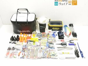 ダイワ イソバッカン H36CM、ジップベイツ サブラ ウィスパー 96S、ササメ 堤防ヒラメセットa 等 ワーム・仕掛等 80点