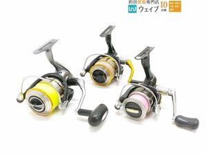 ダイワ 15レブロス 3500・17 エクセラー 4000H、シマノ アコルト VX 2500S 計3点セット