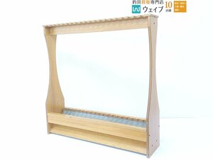 【愛知県名古屋市中村区 店舗渡し限定 Undeliverable】木製ロッドスタンド 40本用 美品 竿立て