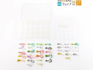 メジャークラフト ナノラバ 7g・ルーディーズ 魚子ラバ 3.0g 等計35個中古 ライトゲーム ルアー セット