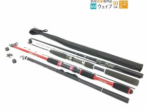 ダイワ 穴釣り専科M130、ブルーマーレ ベイマックス 磯波止3-330、スマイルシップ ボンキャスター 210 等 計4点 セット