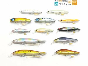 ジャンプライズ テロテロ君75F、メガバス X、80シリーズ 他バレーヒル、ラックークラフト、邪道 等 プラグ 計12点セット